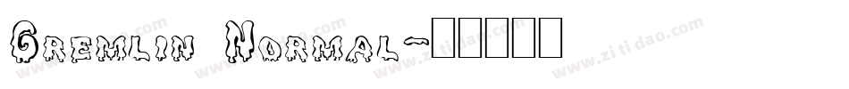Gremlin Normal字体转换
